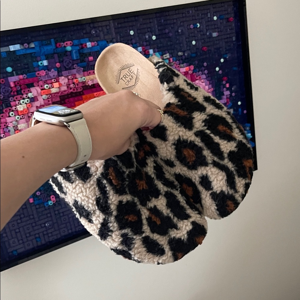 True Craft Leopard Print Mules